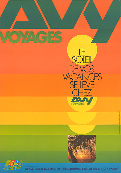 AVY Voyages, Le soleil de vos vacances se lève chez AVY Voyages