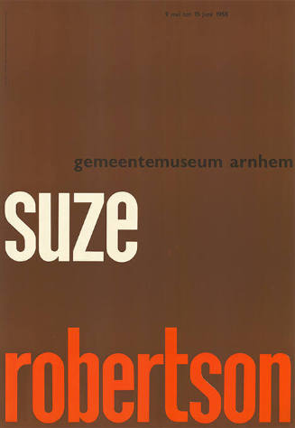 Suze Robertson, Gemeentemuseum Arnhem