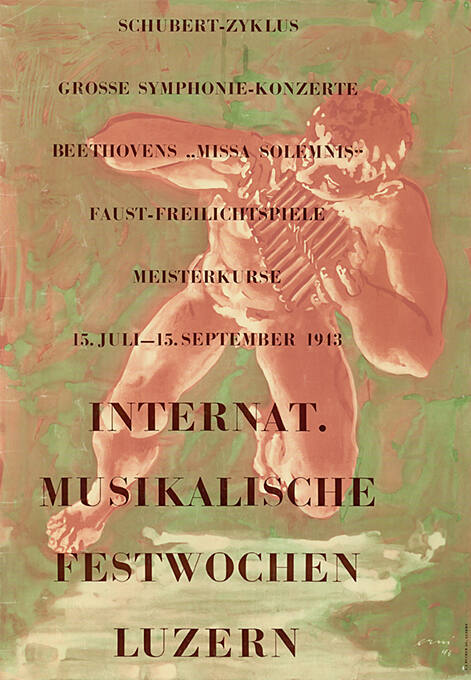 Internat. Musikalische Festwochen, Luzern