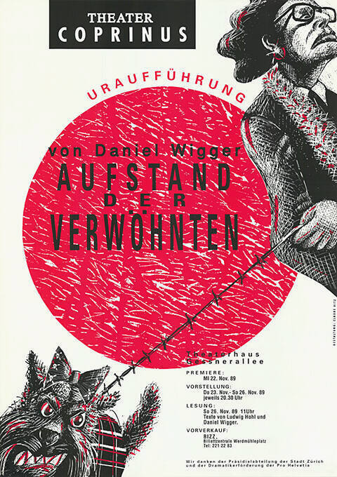 Aufstand der Verwöhnten, Theater Coprinus, Theaterhaus Gessnerallee