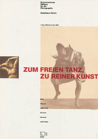 Zum freien Tanz, zu reiner Kunst, Mary Wigman, Suzanne Perrottet, Kunsthaus Zürich