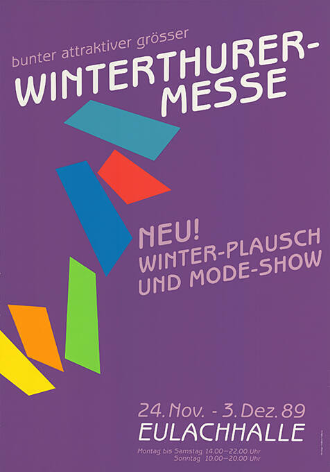 Winterthurer-Messe, Eulachhalle