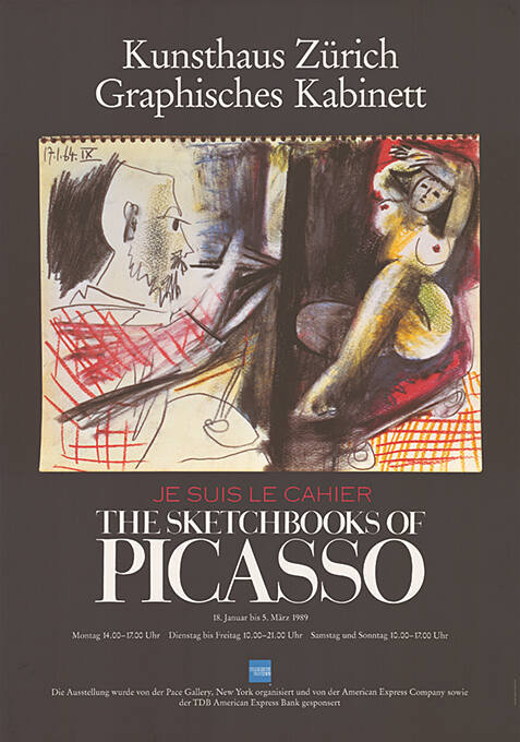 The sketchbooks of Picasso, Kunsthaus Zürich, Graphisches Kabinett