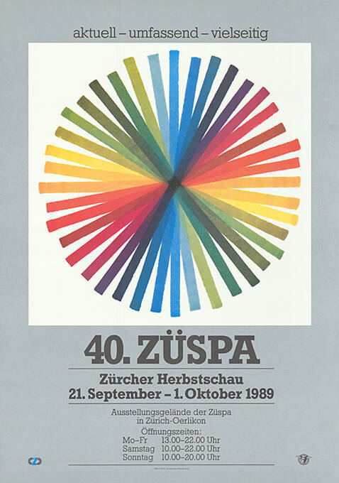 40. Züspa, Zürcher Herbstschau, Zürich-Oerlikon