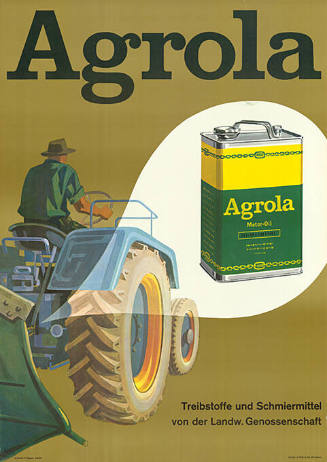 Agrola, Treibstoff und Schmiermittel von der Landw. Genossenschaft