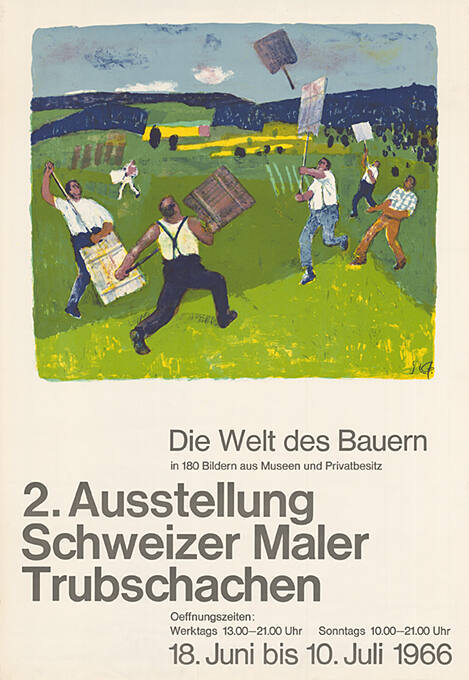 2. Ausstellung Schweizer Maler Trubschachen, Die Welt des Bauern