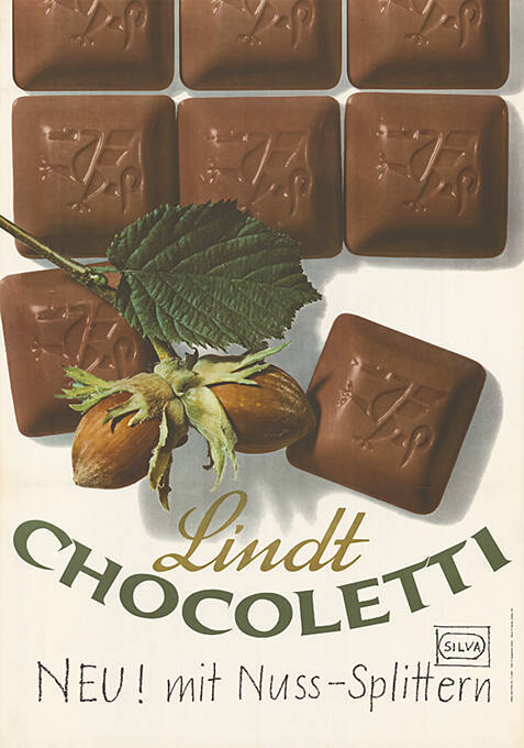 Lindt Chocoletti, Neu! Mit Nuss-Splittern