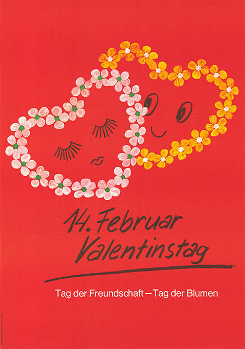 14. Februar, Valentinstag, Tag der Freundschaft – Tag der Blumen