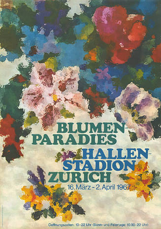 Blumenparadies, Hallenstadion Zürich