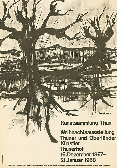 Weihnachtsausstellung Thuner und Oberländer Künstler, Kunstsammlung Thun, Thunerhof