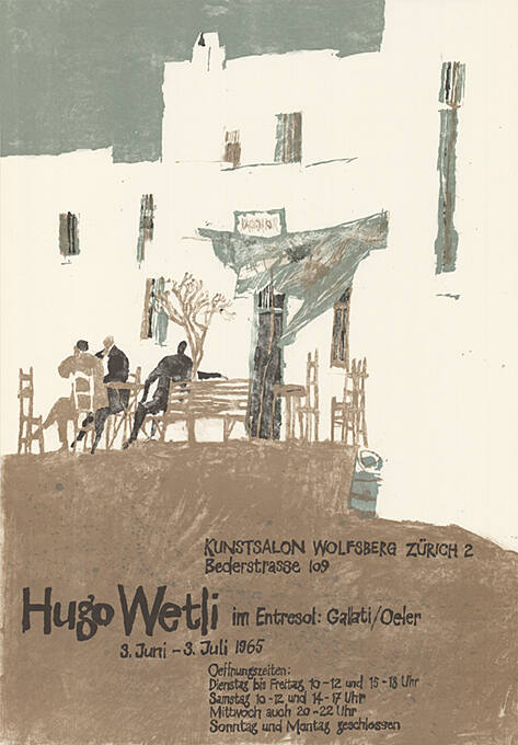 Hugo Wetli, Kunstsalon Wolfsberg, Zürich 2