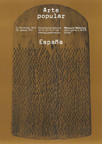 Arte popular, España, Museum Bellerive Zürich