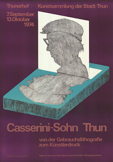 Casserini-Sohn Thun, Von der Gebrauchslithographie zum Künstlerdruck, Kunstsammlung der Stadt Thun