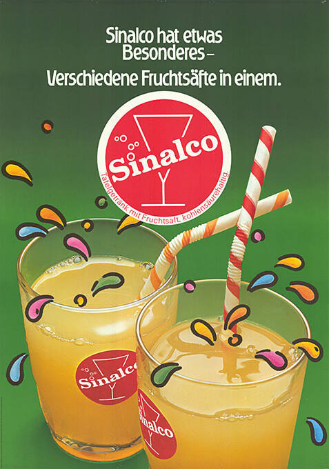 Sinalco hat etwas Besonderes – Verschiedene Fruchtsäfte in einem. Sinalco