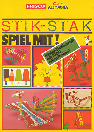 Frisco, Gelati Alemagna, Stik-Stak, Spiel mit!