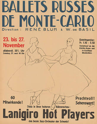 Ballets Russes de Monte-Carlo, Lanigiro Hot Players