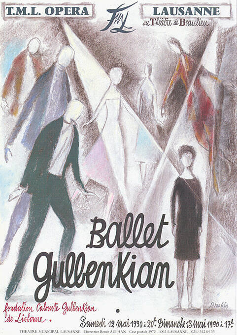 Ballet Gulbenkian, T.M.L. Opéra Lausanne au Théâtre de Beaulieu