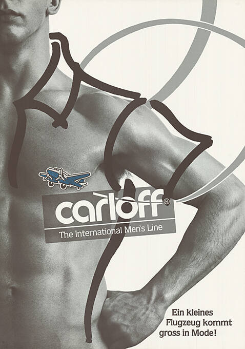 Carloff, The International Men’s Line. Ein kleines Flugzeug kommt gross in Mode!