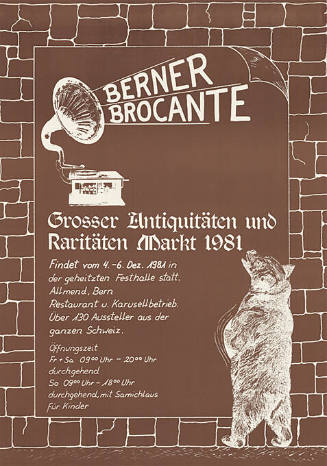 Berner Brocante, Grosser Antiquitäten und Raritäten Markt, Allmend Bern