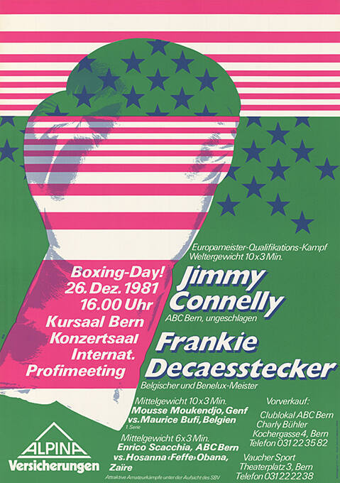 Jimmy Connelly, Frankie Decaesstecker, Kursaal Bern, Konzertsaal