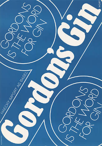 Gordon’s Gin, Gordon’s is the word for Gin