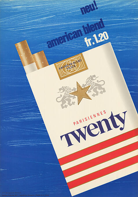 Neu! American blend, Fr. 1.20, Twenty