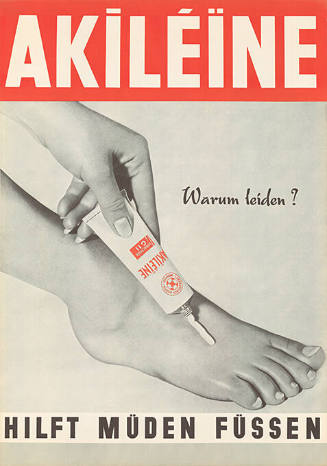 Akiléïne, hilft müden Füssen