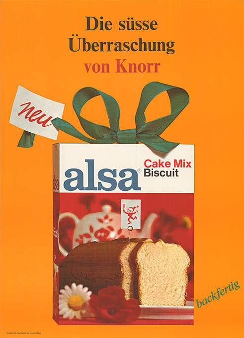 Die süsse Überraschung von Knorr, Alsa, Cake Mix, Biscuit, backfertig