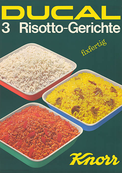 Ducal, 3 Risotto-Gerichte, fixfertig, Knorr