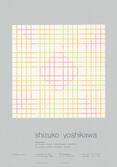 Shizuko Yoshikawa, Kunsthaus Zürich