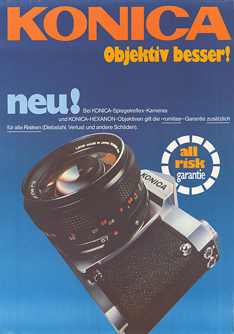 Konica, Objektiv besser!