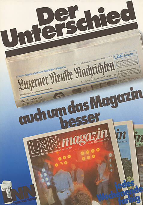 Der Unterschied, Luzerner neuste Nachrichten, auch um das Magazin besser, LNN Magazin