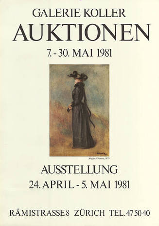 Galerie Koller, Auktionen, Ausstellung 1981