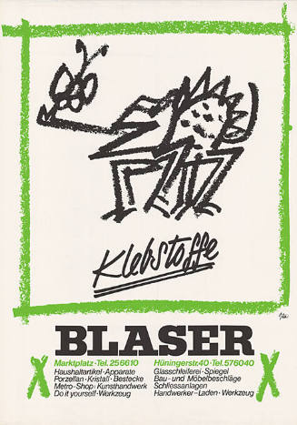 Klebstoffe, Blaser