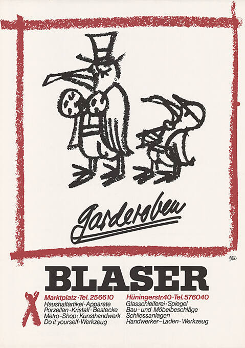 Garderoben, Blaser