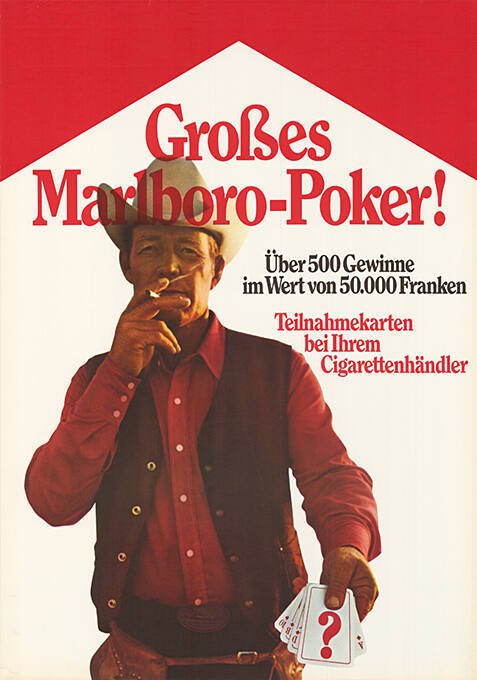 Grosses Marlboro-Poker!