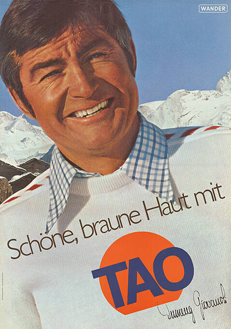 Schöne, braune Haut mit Tao