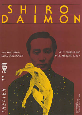 Shiro Daimon und sein japanisches Tanztheater, Gastspiel im Theater 11