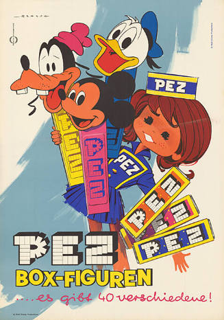 PEZ, Box-Figuren …es gibt 40 verschiedene!