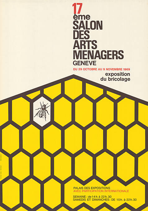 17ème Salon des Arts Ménagers, Palais des Expositions, Genève