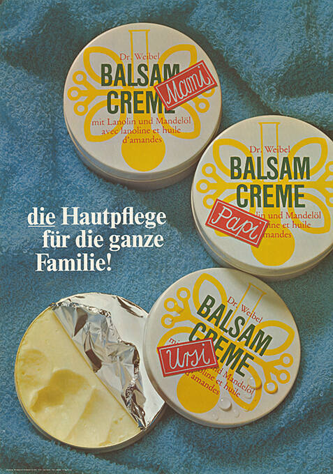 Die Hautpflege für die ganze Familie! Dr. Weibel Balsam Crème