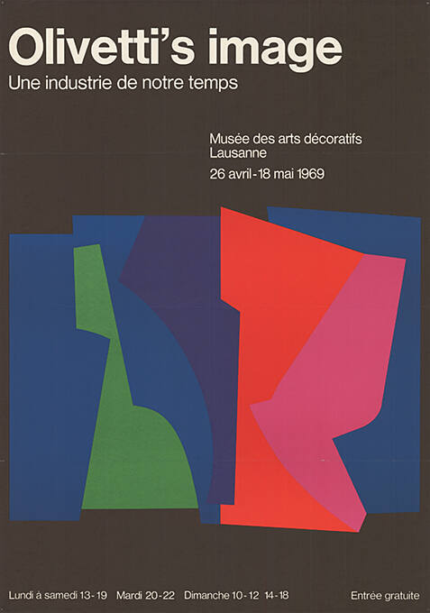 Olivetti’s image, Musée des arts décoratifs Lausanne