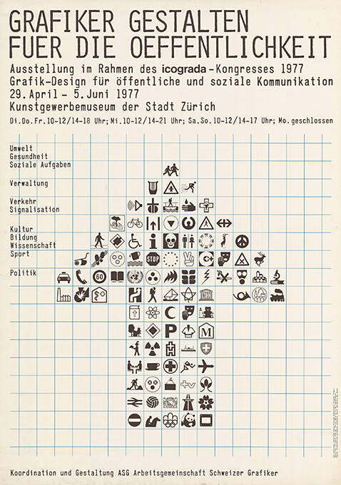 Grafiker gestalten für die Öffentlichkeit, Kunstgewerbemuseum der Stadt Zürich