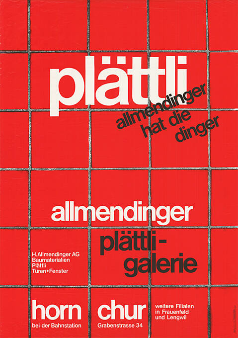 Plättli, allmendinger hat die Dinger, Allmendinger Plättli-Galerie