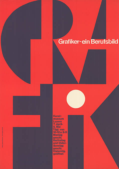 Grafiker – ein Berufsbild, Kunstmuseum Luzern