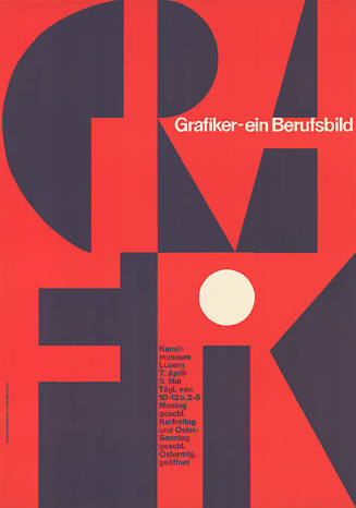 Grafiker – ein Berufsbild, Kunstmuseum Luzern