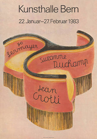 Yo Sermayer, Suzanne Duchamp, Jean Crotti, Kunsthalle Bern
