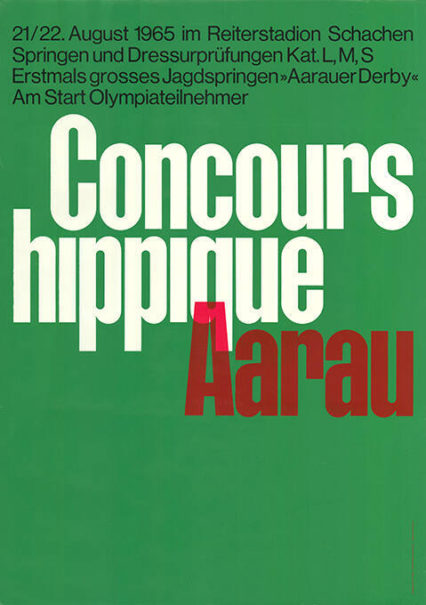 Concours hippique, Aarau