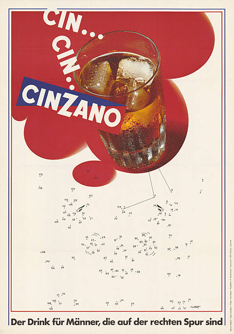 Cinzano, Der Drink für Männer, die auf der rechten Spur sind