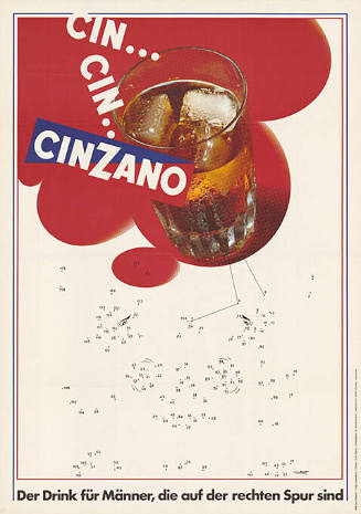 Cinzano, Der Drink für Männer, die auf der rechten Spur sind